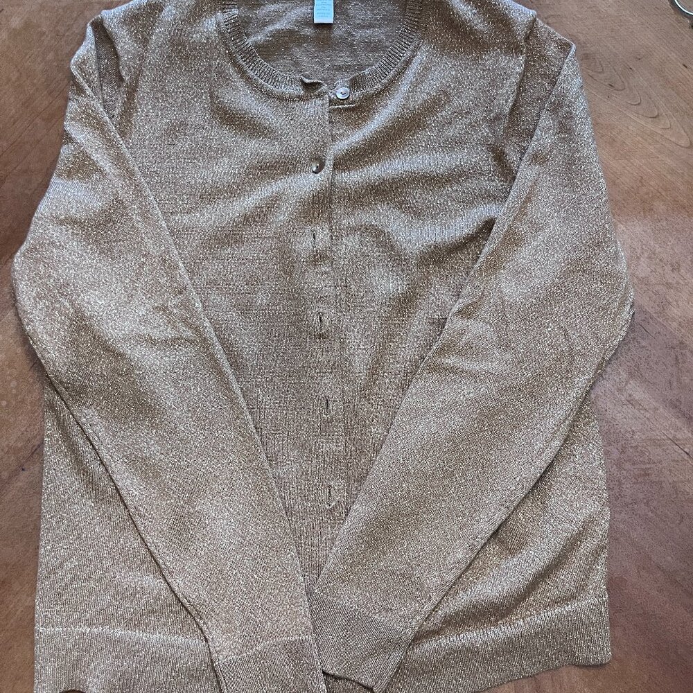 Gold Glitter Sweater